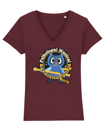 Psihologul Muzical - Logo cu Pampsy Burgundy