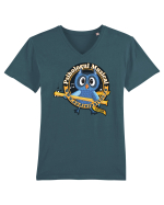 Psihologul Muzical - Logo cu Pampsy Tricou mânecă scurtă guler V Bărbat Presenter