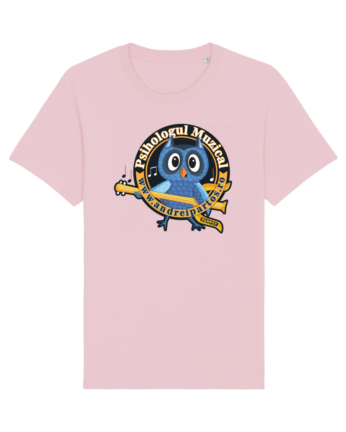 Tricou mânecă scurtă Unisex Rocker Cotton Pink