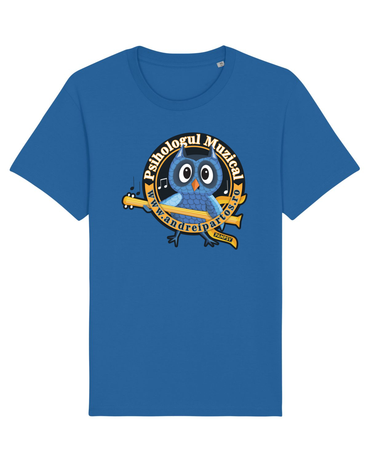 Tricou mânecă scurtă Unisex Rocker Royal Blue
