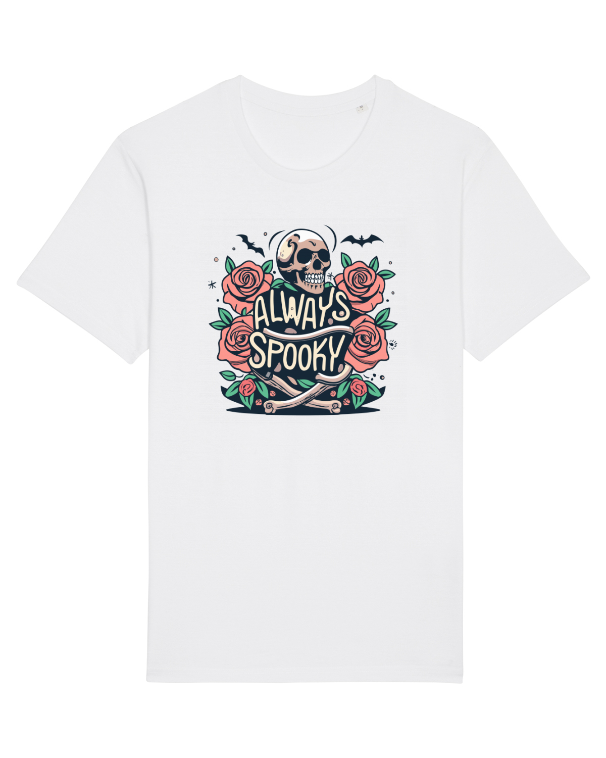 Tricou mânecă scurtă Unisex Rocker White