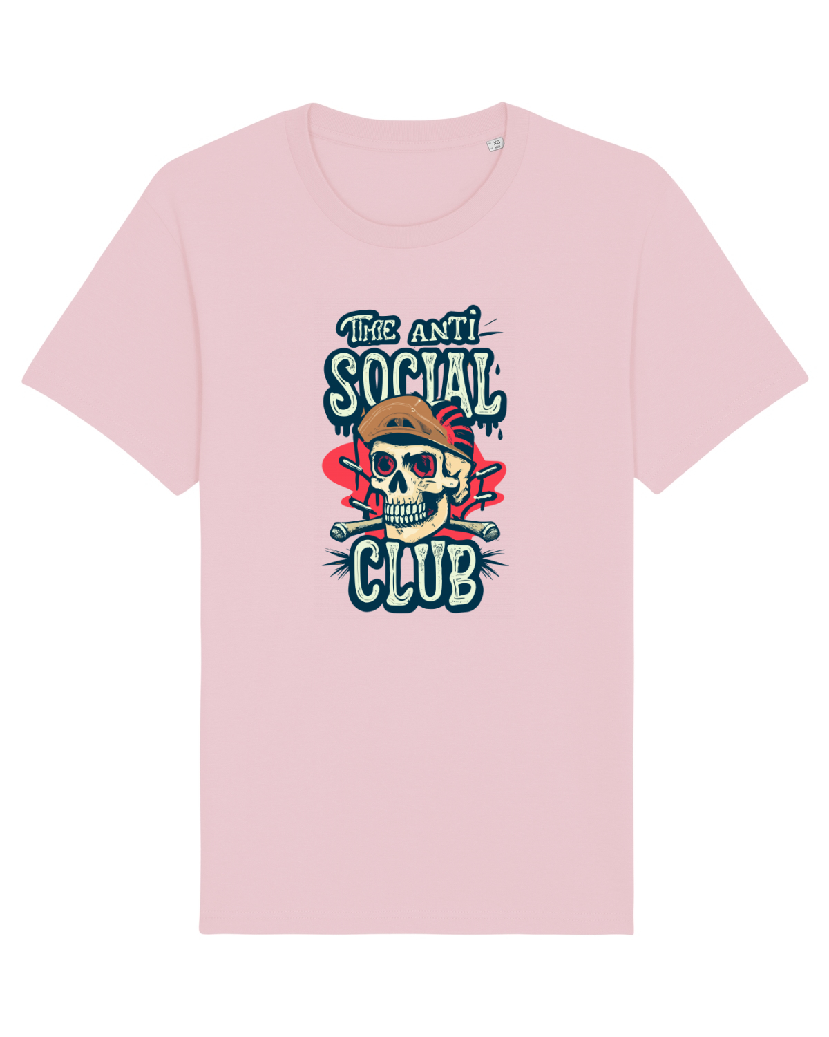 Tricou mânecă scurtă Unisex Rocker Cotton Pink