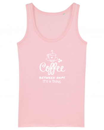 Coffee between Naps Cotton Pink