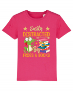 Easily Distracted By Frogs & Books Tricou mânecă scurtă  Copii Mini Creator