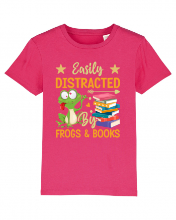 Easily Distracted By Frogs & Books Raspberry