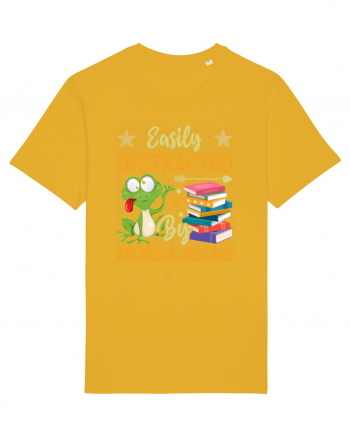 Easily Distracted By Frogs & Books Spectra Yellow