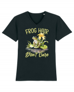 Frog Hair Don't Care Tricou mânecă scurtă guler V Bărbat Presenter