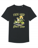 Frog Hair Don't Care Tricou mânecă scurtă guler larg Bărbat Skater