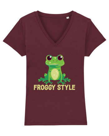 Froggy Style Burgundy