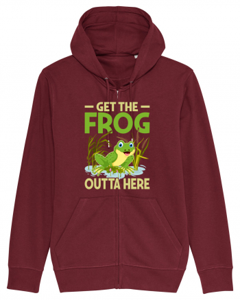 Get The Frog Outta Here Burgundy