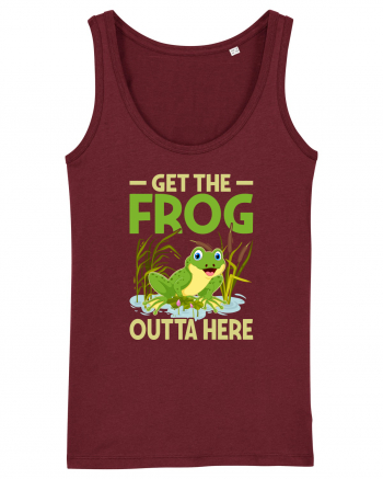 Get The Frog Outta Here Burgundy