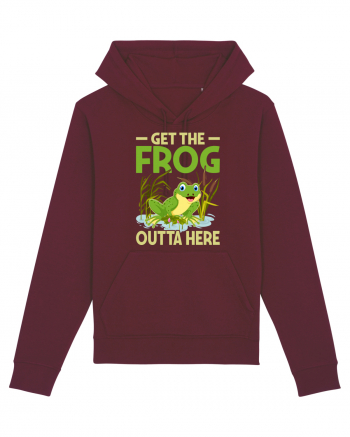 Get The Frog Outta Here Burgundy