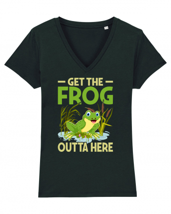 Get The Frog Outta Here Black