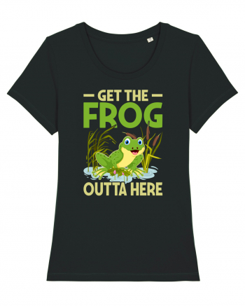 Get The Frog Outta Here Black