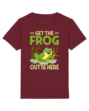 Get The Frog Outta Here Burgundy