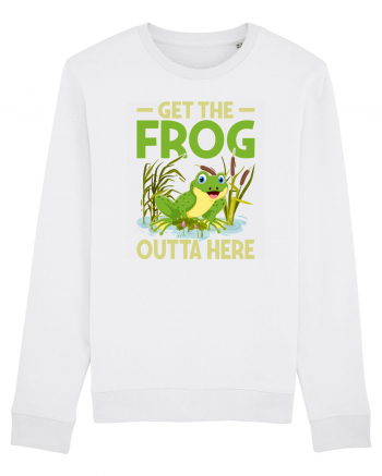 Get The Frog Outta Here White