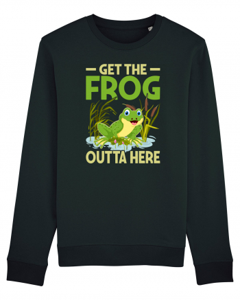 Get The Frog Outta Here Black