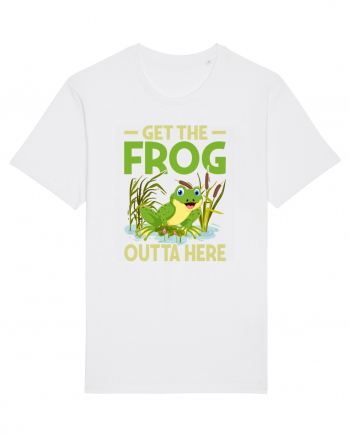 Get The Frog Outta Here White