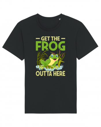 Get The Frog Outta Here Black