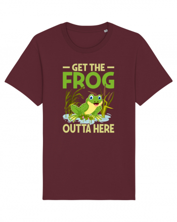 Get The Frog Outta Here Burgundy