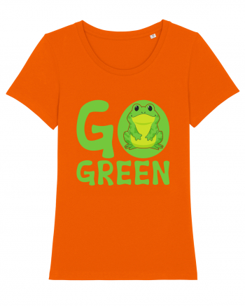 Go Green Bright Orange