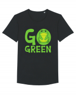 Go Green Tricou mânecă scurtă guler larg Bărbat Skater