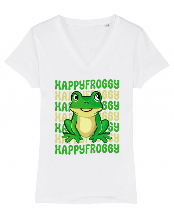 Happy Froggy White