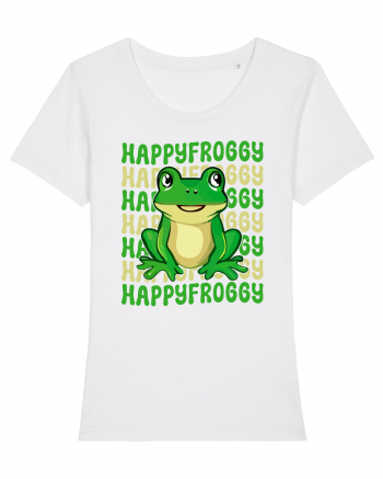 Happy Froggy White