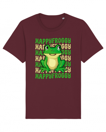 Happy Froggy Burgundy