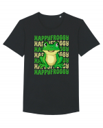 Happy Froggy Tricou mânecă scurtă guler larg Bărbat Skater