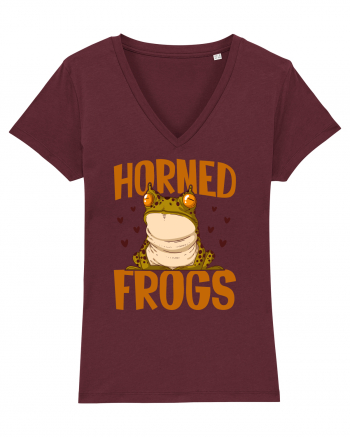 HORNED FROGS Burgundy