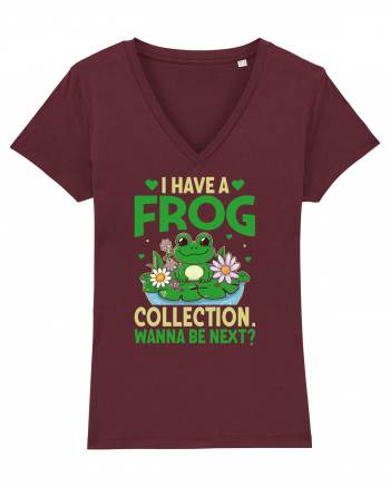 I Have A Frog Collection. Wanna Be Next? Burgundy