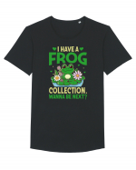 I Have A Frog Collection. Wanna Be Next? Tricou mânecă scurtă guler larg Bărbat Skater