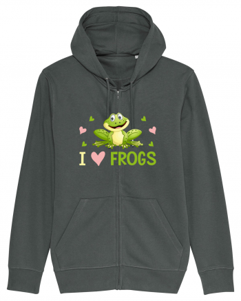 I Love Frogs Anthracite