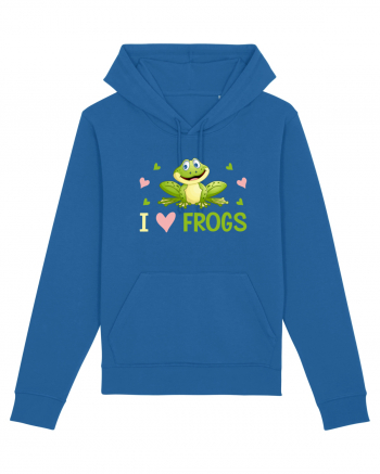 I Love Frogs Royal Blue