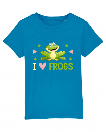 I Love Frogs Azur