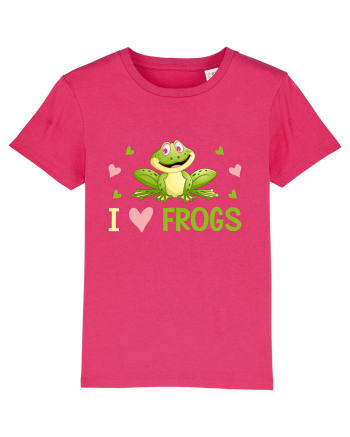 I Love Frogs Raspberry