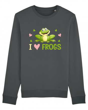 I Love Frogs Anthracite