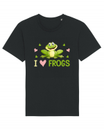 I Love Frogs Tricou mânecă scurtă Unisex Rocker