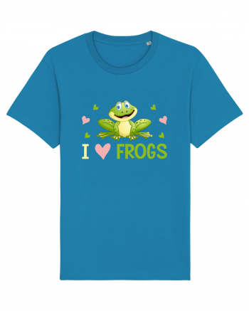 I Love Frogs Azur