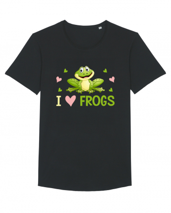 I Love Frogs Black