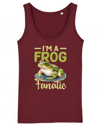 I'm A Frog Fanatic Burgundy