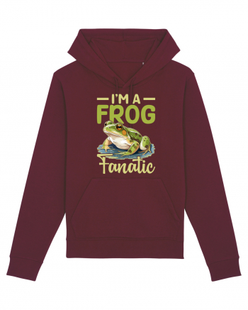 I'm A Frog Fanatic Burgundy