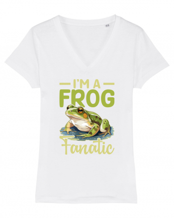 I'm A Frog Fanatic White