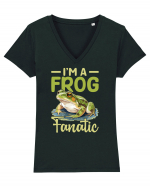 I'm A Frog Fanatic Tricou mânecă scurtă guler V Damă Evoker