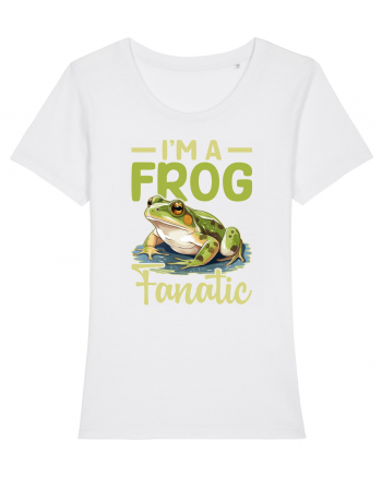 I'm A Frog Fanatic White