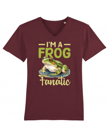 I'm A Frog Fanatic Burgundy