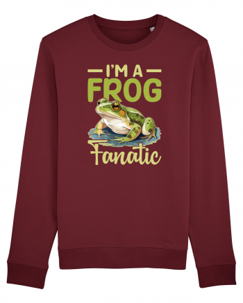 I'm A Frog Fanatic Burgundy