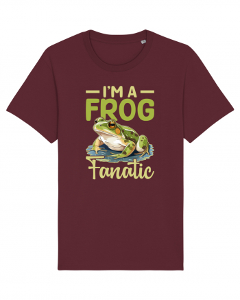 I'm A Frog Fanatic Burgundy