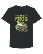 I'm A Frog Fanatic Tricou mânecă scurtă guler larg Bărbat Skater